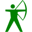 green archery icon