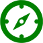 green compass icon