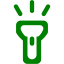 green flashlight icon