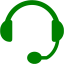 green headset icon