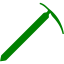 green ice axe icon