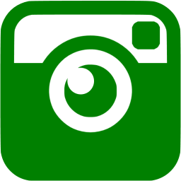 Green instagram 6 icon - Free green social icons