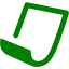 green paper icon