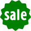 green sale icon