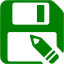 green save as icon