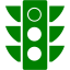 green semaphore 3 icon