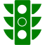 green semaphore icon