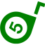 green tape measure icon