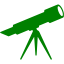 green telescope icon