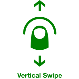 vertical swipe 2 icon