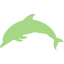 guacamole green dolphin icon