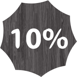 10 percent badge icon