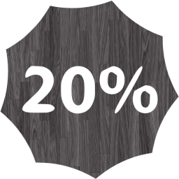 20 percent badge icon