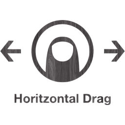 horizontal drag 2 icon