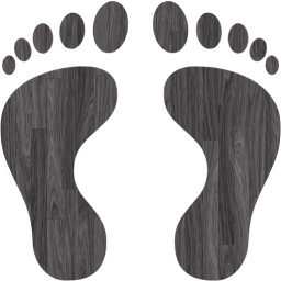 human footprints icon