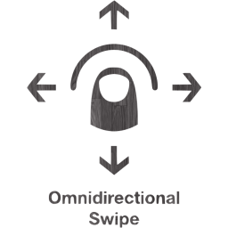 omnidirectional swipe 2 icon