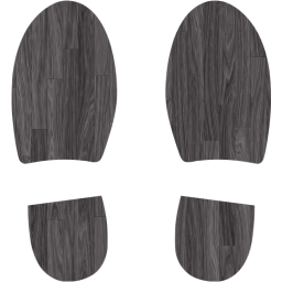 shoes footprints icon