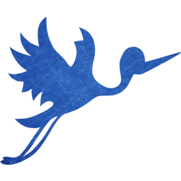 flying stork icon