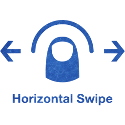 horizontal swipe 2 icon