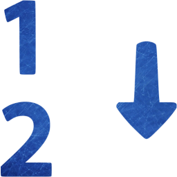 numerical sorting icon