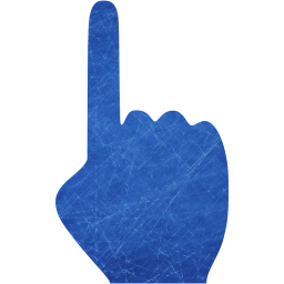 one finger icon