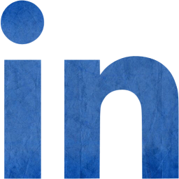 Blue paper linkedin icon - Free blue paper site logo icons - Blue paper
