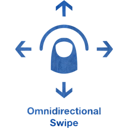 omnidirectional swipe 2 icon