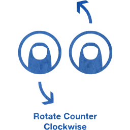 rotate counter clockwise 2 icon