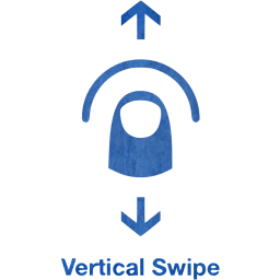 vertical swipe 2 icon