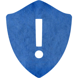 warning shield icon