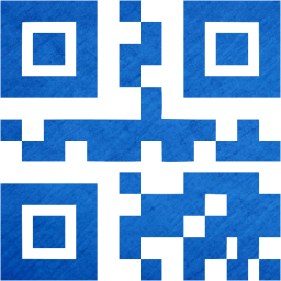 Cardboard blue qr code icon - Free cardboard blue qr code icons ...