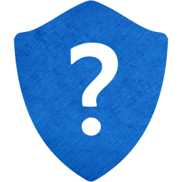 question shield icon