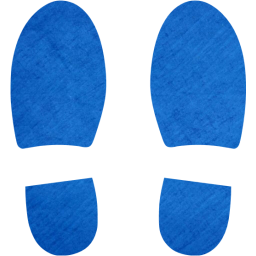 shoes footprints icon