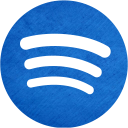 Cardboard blue spotify icon - Free cardboard blue site logo icons