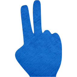 two fingers icon