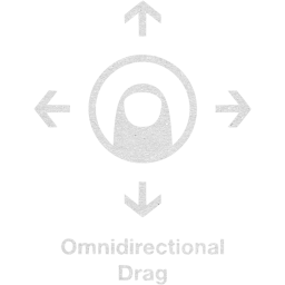 omnidirectional drag 2 icon