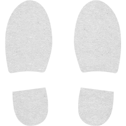 shoes footprints icon