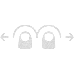 two finger horizontal swipe icon