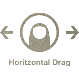 horizontal drag 2 icon