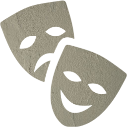 theatre masks icon