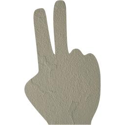 two fingers icon