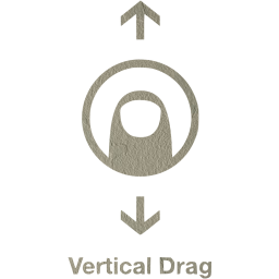 vertical drag 2 icon