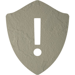 warning shield icon