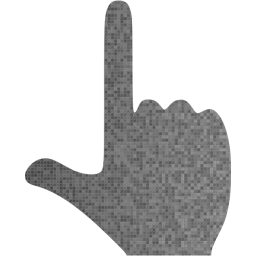 finger and thumb icon