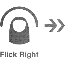 flick right 2 icon