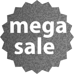 mega sale badge icon