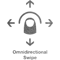 omnidirectional swipe 2 icon