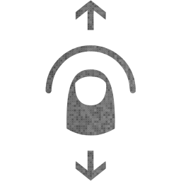 vertical swipe icon