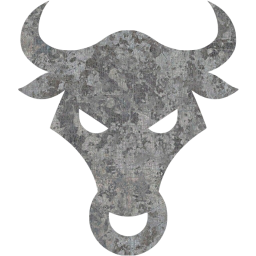 Eroded metal bull icon - Free eroded metal civilization icons - Eroded ...