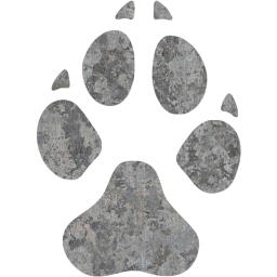 footprints dog icon